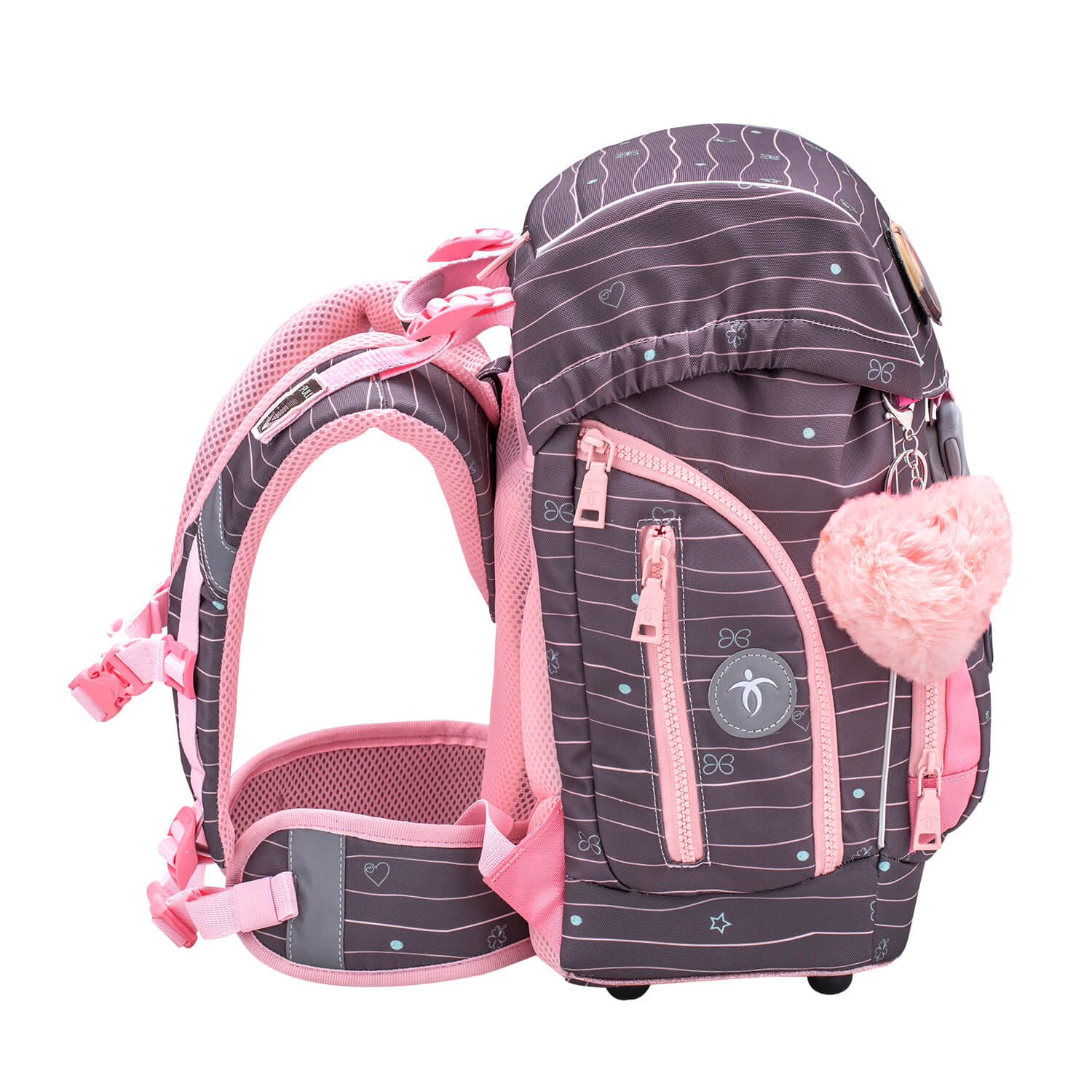 Rucksack Comfy Plus Premium Schulranzen Set 5-teilig Mint Federtasche