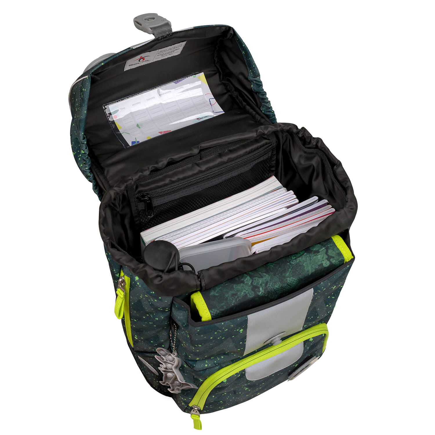 Rucksack Motion ergonomisches Schulranzen Set 5-teilig Green Splash Rucksack Motion ergonomisches Schulranzen Set 5-teilig Green Splash