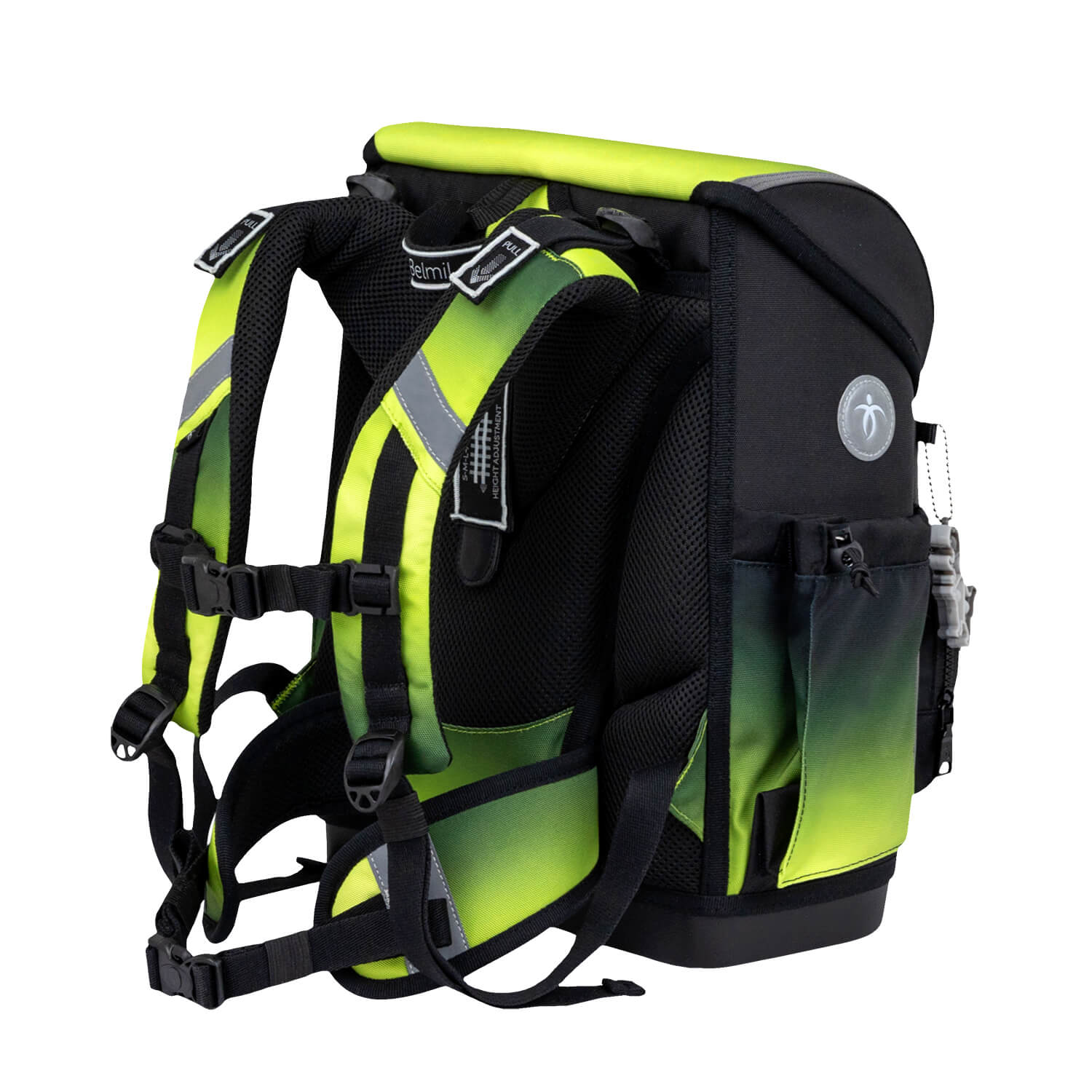 Rucksack Compact Plus Premium Schulranzen Set 5-t. Black Green Tasche