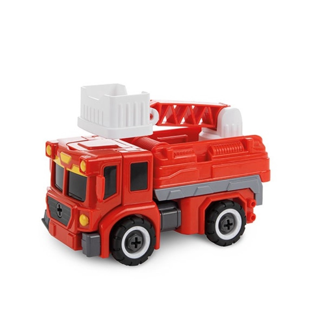 Verwandlungs Roboter Feuerwehr Transformierbarer Drehleiter Lastwagen Verwandlungs Roboter Feuerwehr Transformierbarer Drehleiter Lastwagen