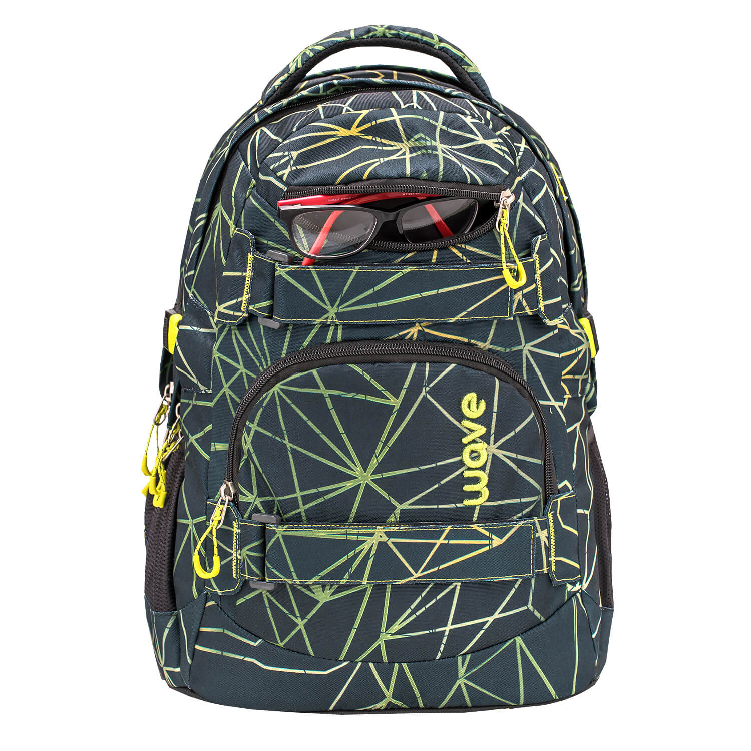 Rucksack Infinity Schulrucksack "Stripes Green"