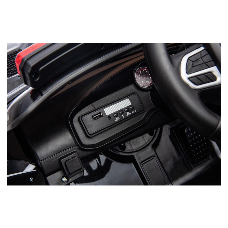 ES-Toys Kinderfahrzeug – Elektro Auto „Dodge Polizei“ lizenziert – 12V Akku,2 Motoren- 2,4Ghz + Ledersitz, MP3 ES-Toys Kinderfahrzeug – Elektro Auto „Dodge Polizei“ lizenziert – 12V Akku,2 Motoren- 2,4Ghz + Ledersitz, MP3