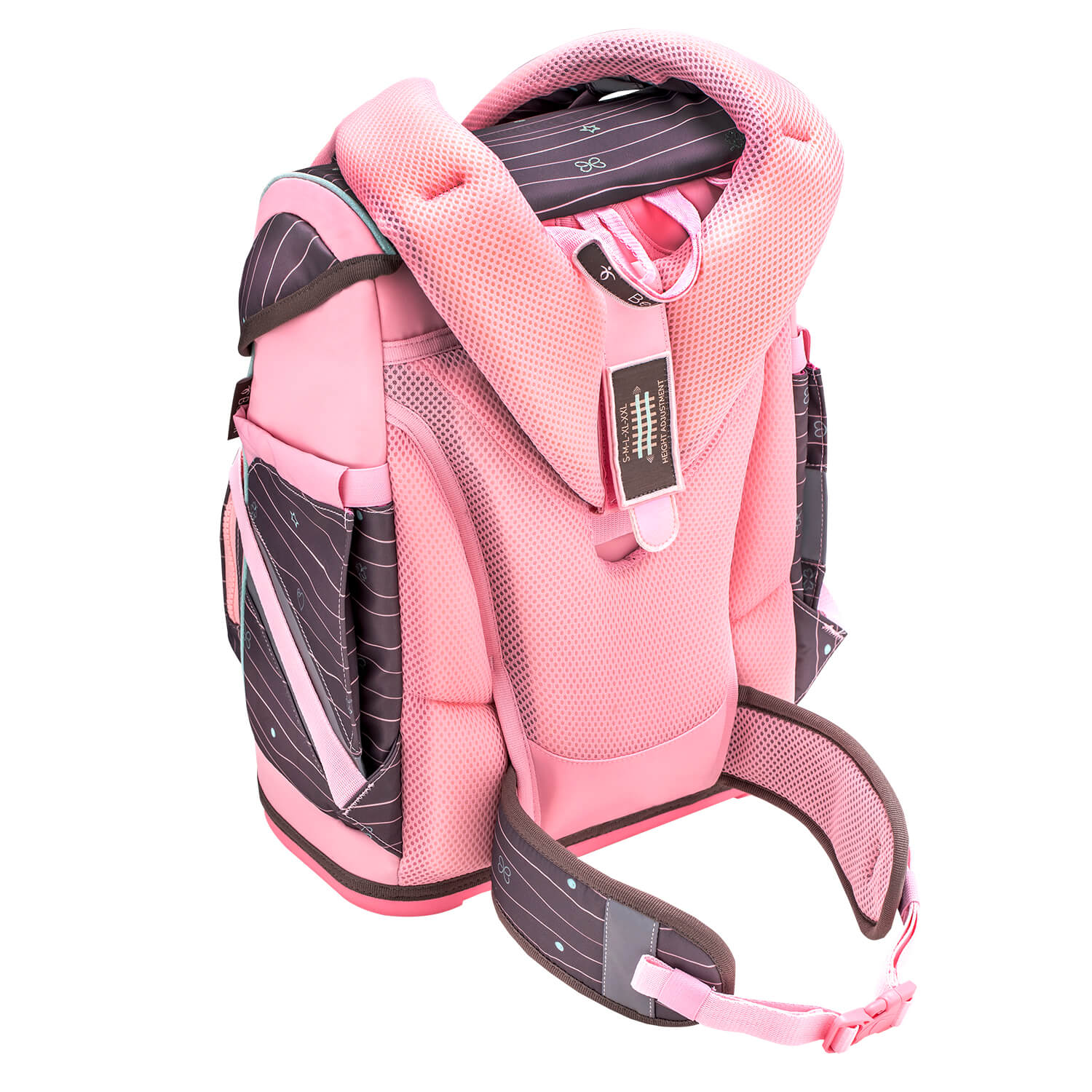 Rucksack Smarty Plus Premium Schulranzen Set 5-teilig Mint Federtasche