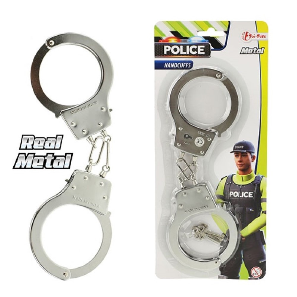POLICE Polizei Handschellen aus Metal