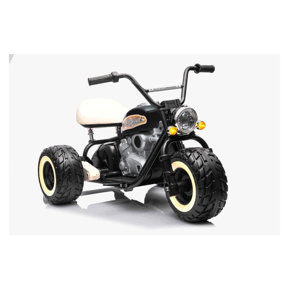 ES-Toys Elektro Kindermotorrad 2x800W Brushless Motoren – 24V7A – Schwarz