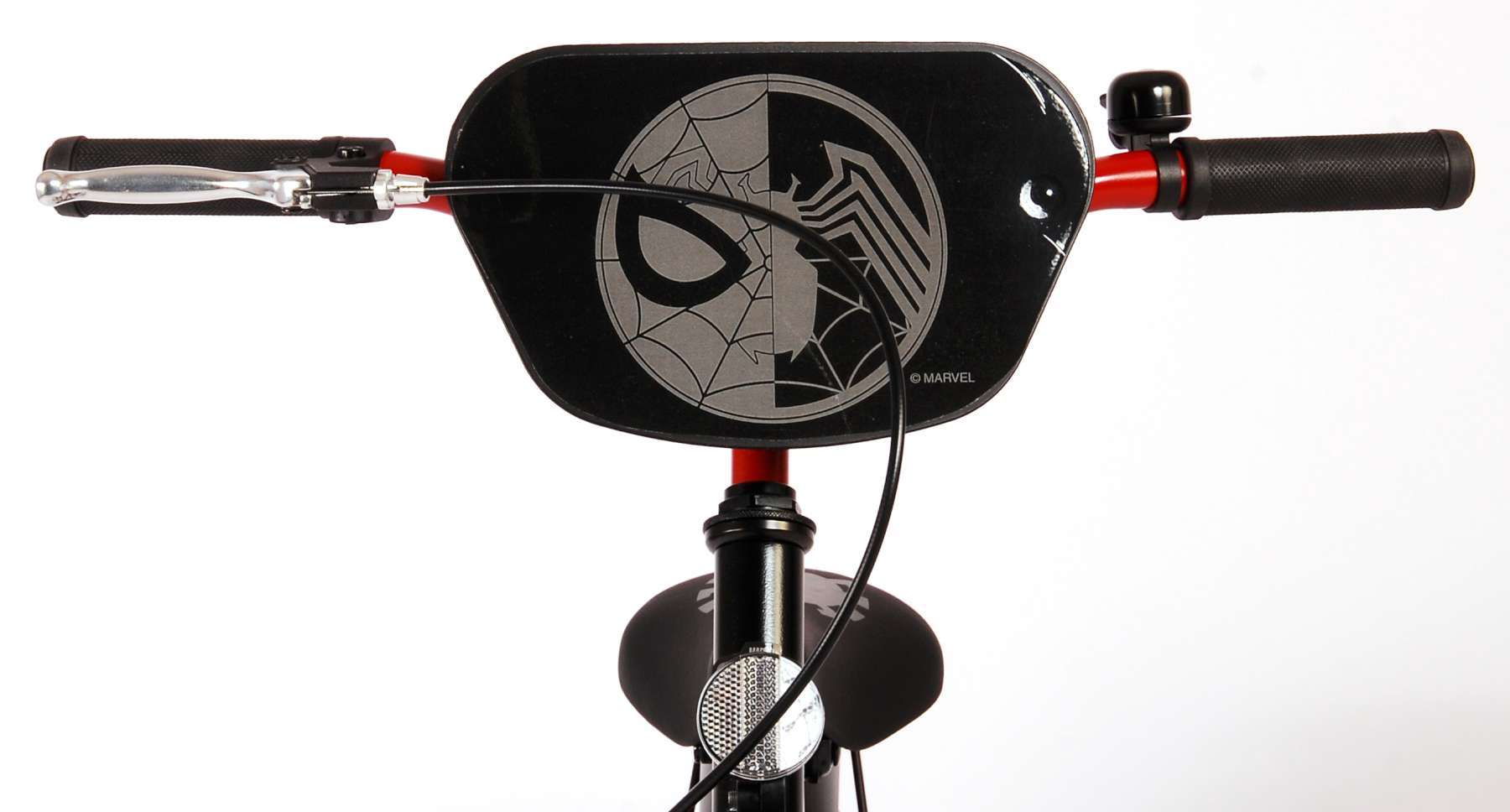 Kinderfahrrad Spider-Man für Jungen 20 Zoll Kinderrad in Mattschwarz