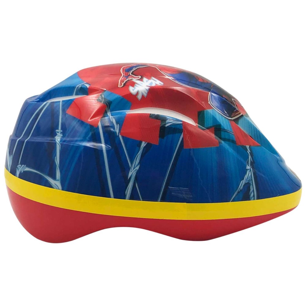 Fahrradhelm Marvel Spiderman Helm in Blau Rot 51 - 55 cm Kinderhelm