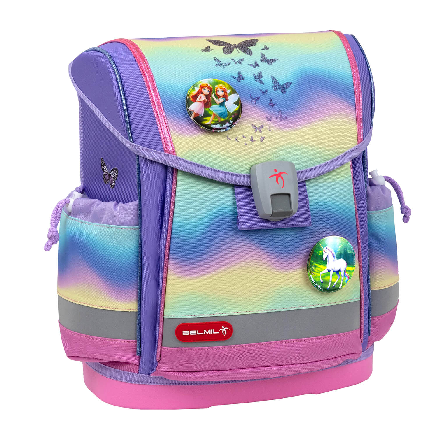 Rucksack Classy Plus ergonomisches Schulranzen-Set 5-t. Rainbow Ombre