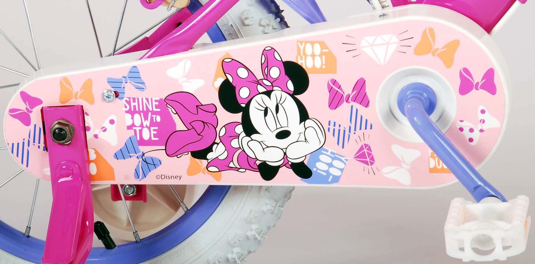 Kinderfahrrad Disney Minnie Cutest Ever Mädchen 14 Zoll Kinderrad Rosa