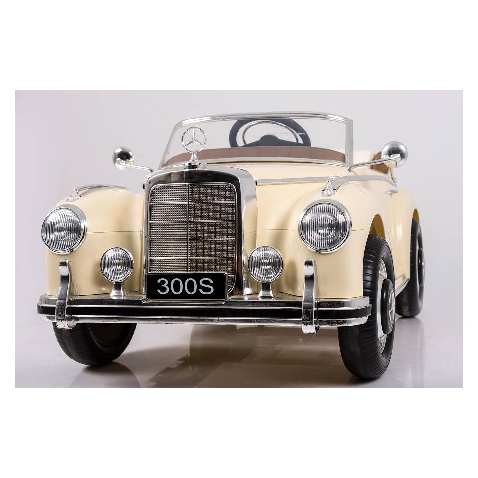 ES-Toys Elektro Kinderfahrzeug – Kinderauto „Mercedes 300S“ Oldtimer – lizenziert – 12V7AH – 2,4Ghz, MP3, Ledersitz+EVA ES-Toys Elektro Kinderfahrzeug – Kinderauto „Mercedes 300S“ Oldtimer – lizenziert – 12V7AH – 2,4Ghz, MP3, Ledersitz+EVA