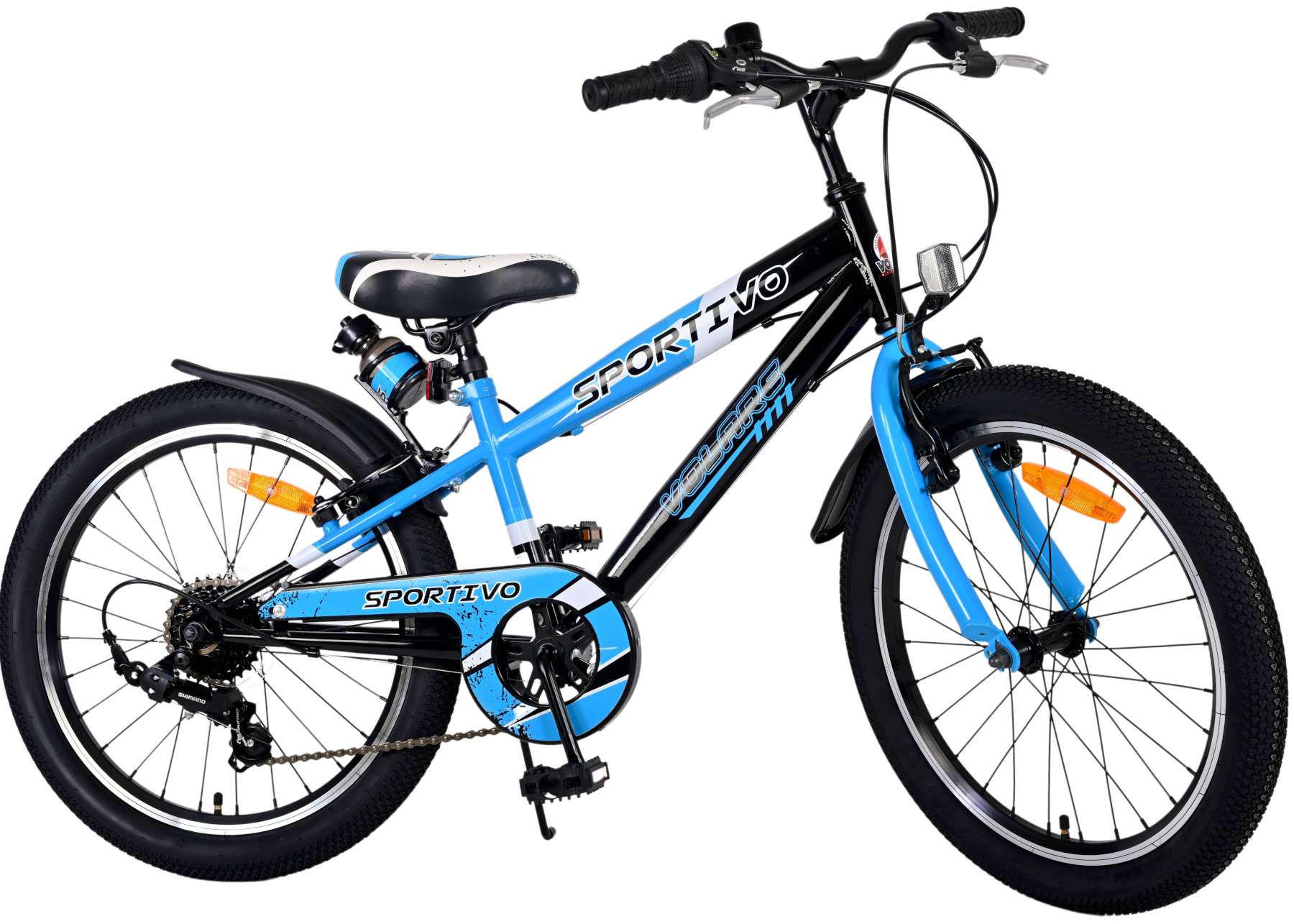 Kinderfahrrad Sportivo für Jungen 20 Zoll Kinderrad in Blau, 7 Gänge