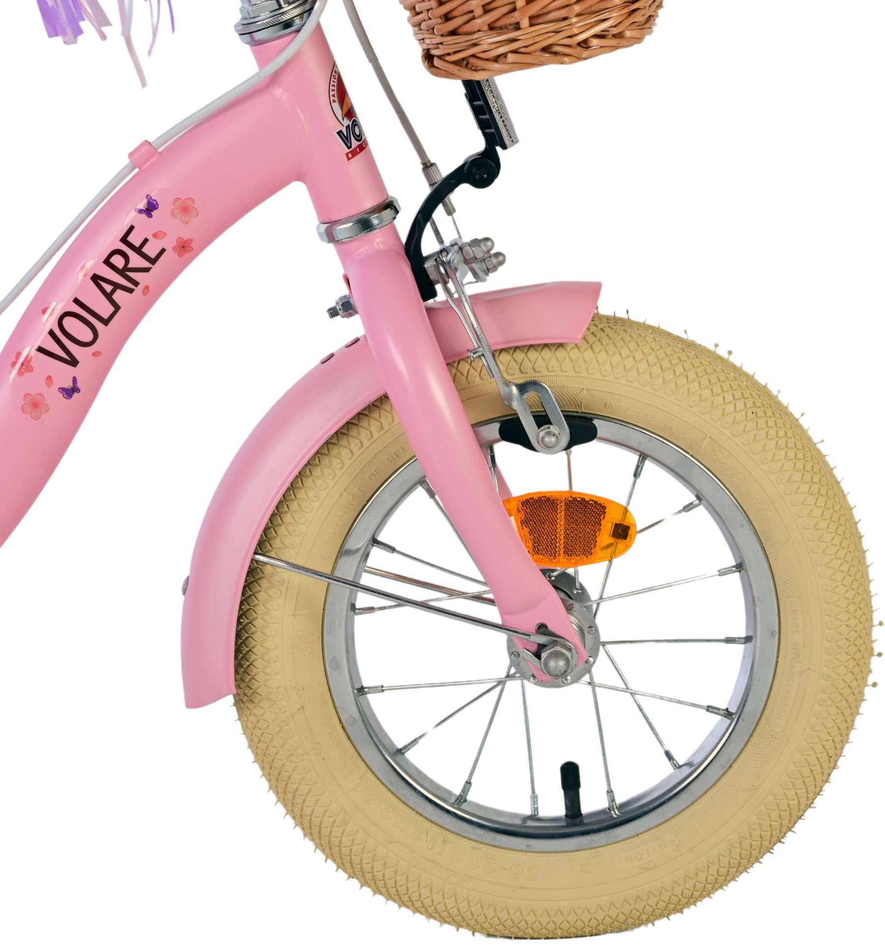 Kinderfahrrad Blossom für Mädchen 12 Zoll Kinderrad in Rosa