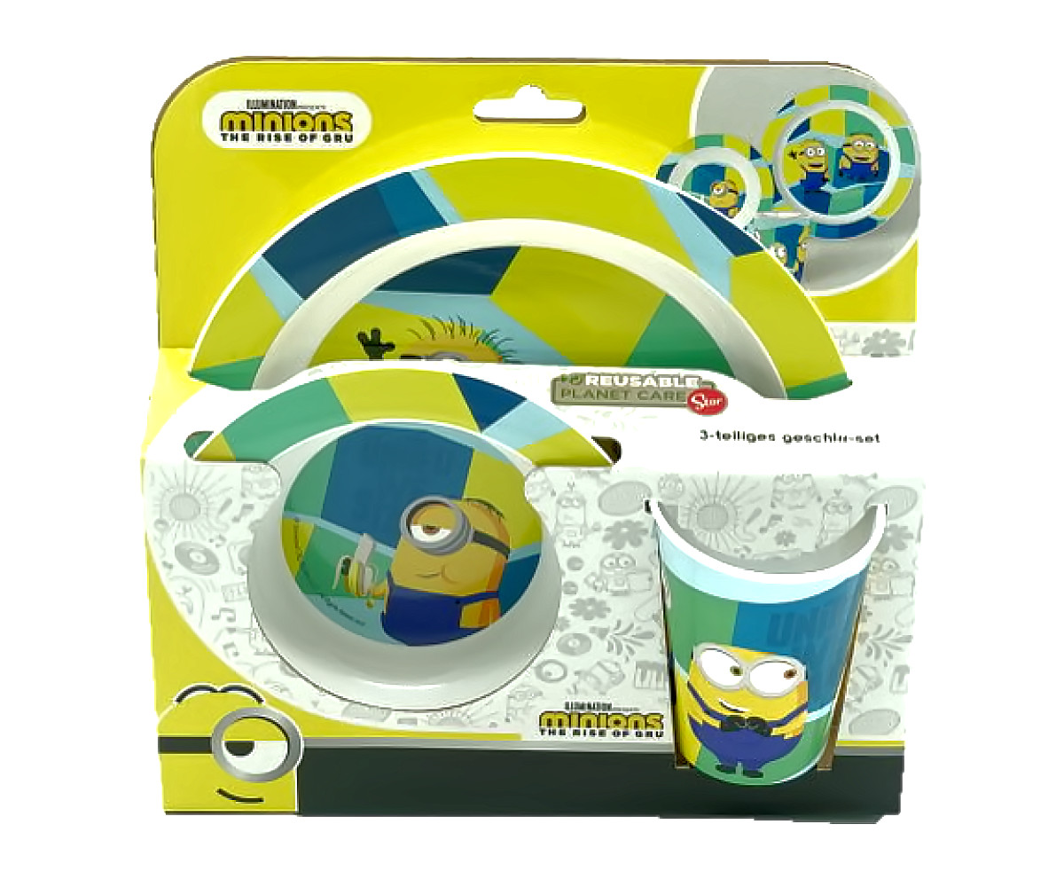 Minions Kindergeschirr - 3er Set Minions Kindergeschirr - 3er Set