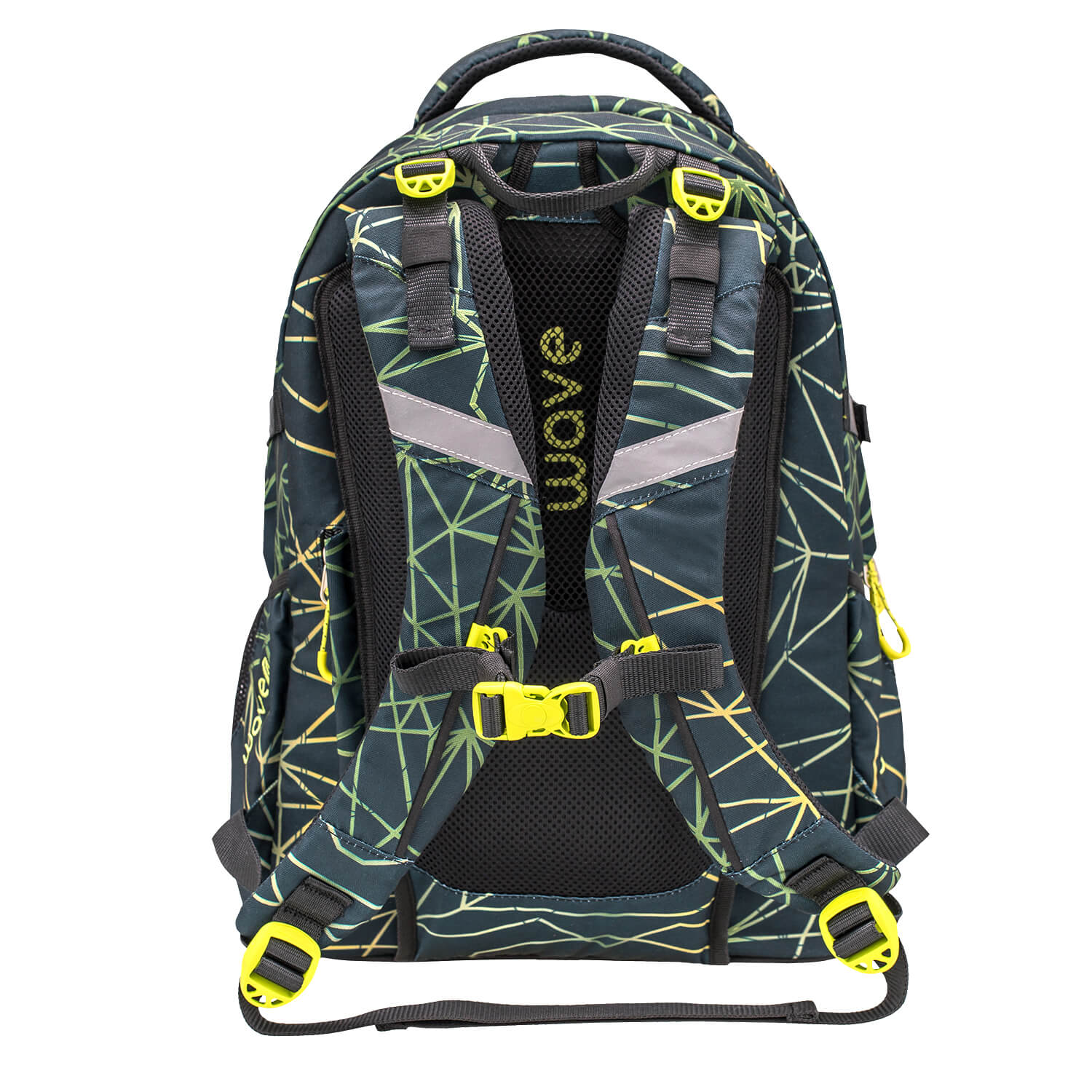 Rucksack Infinity Schulrucksack "Stripes Green"