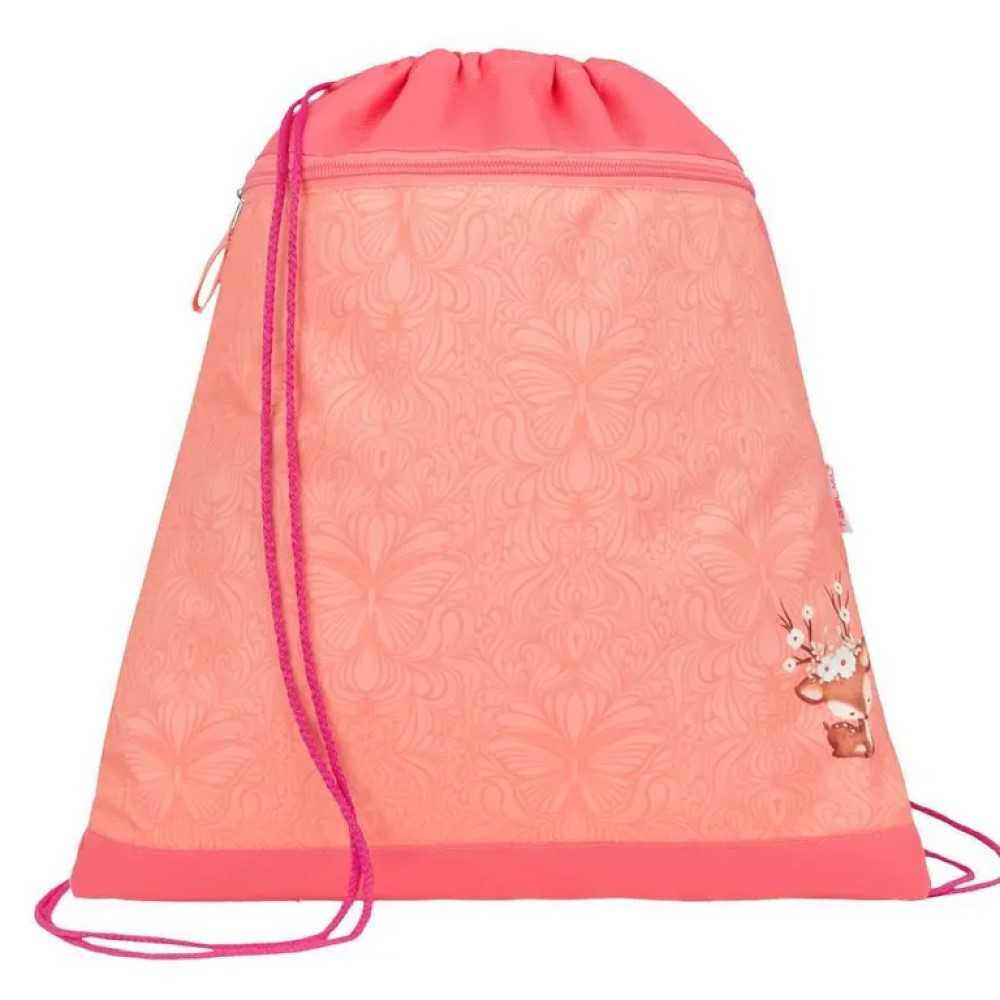 Rucksack Compact ergonomisches Schulranzen-Set 4-teilig "Cute Doe"