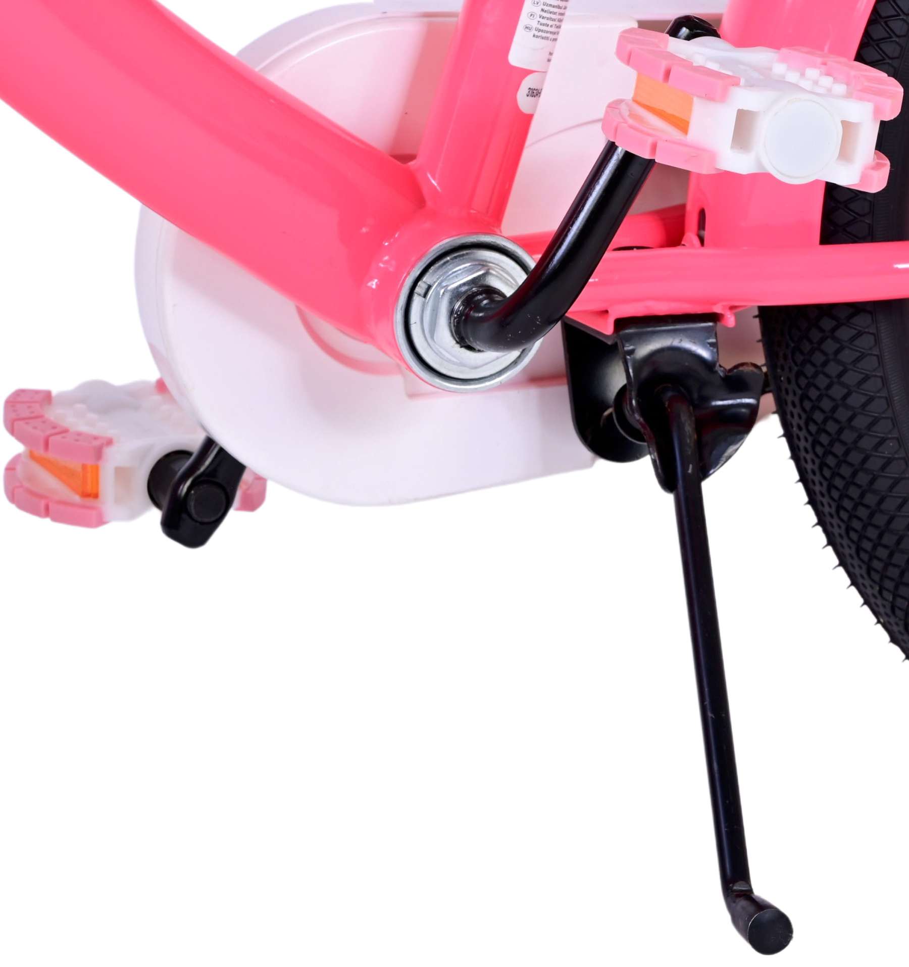 Kinderfahrrad Ashley Fahrrad für Mädchen 16 Zoll Kinderrad in Rosa/Rot