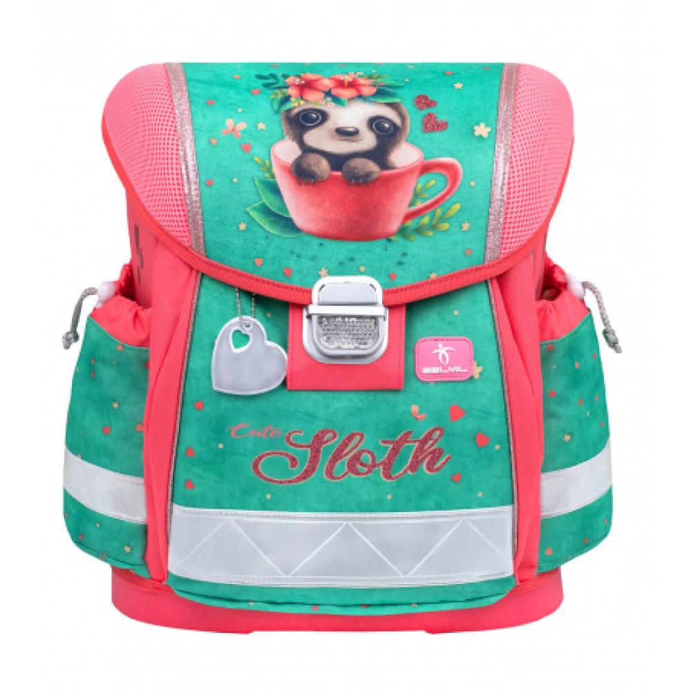 Rucksack ergonomisches Schulranzen-Set 4-teilig Cute Sloth Ranzen Rucksack ergonomisches Schulranzen-Set 4-teilig Cute Sloth Ranzen