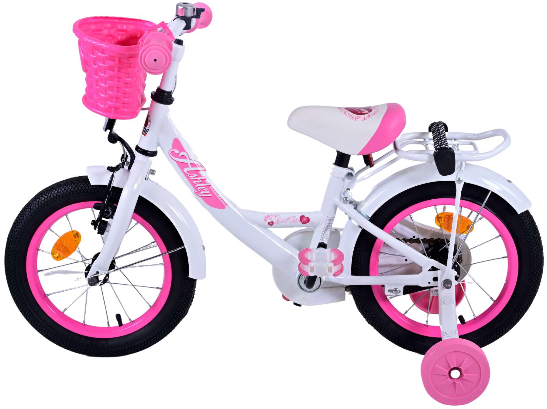 Kinderfahrrad Ashley für Mädchen 14 Zoll Kinderrad in Weiß Kinderfahrrad Ashley für Mädchen 14 Zoll Kinderrad in Weiß