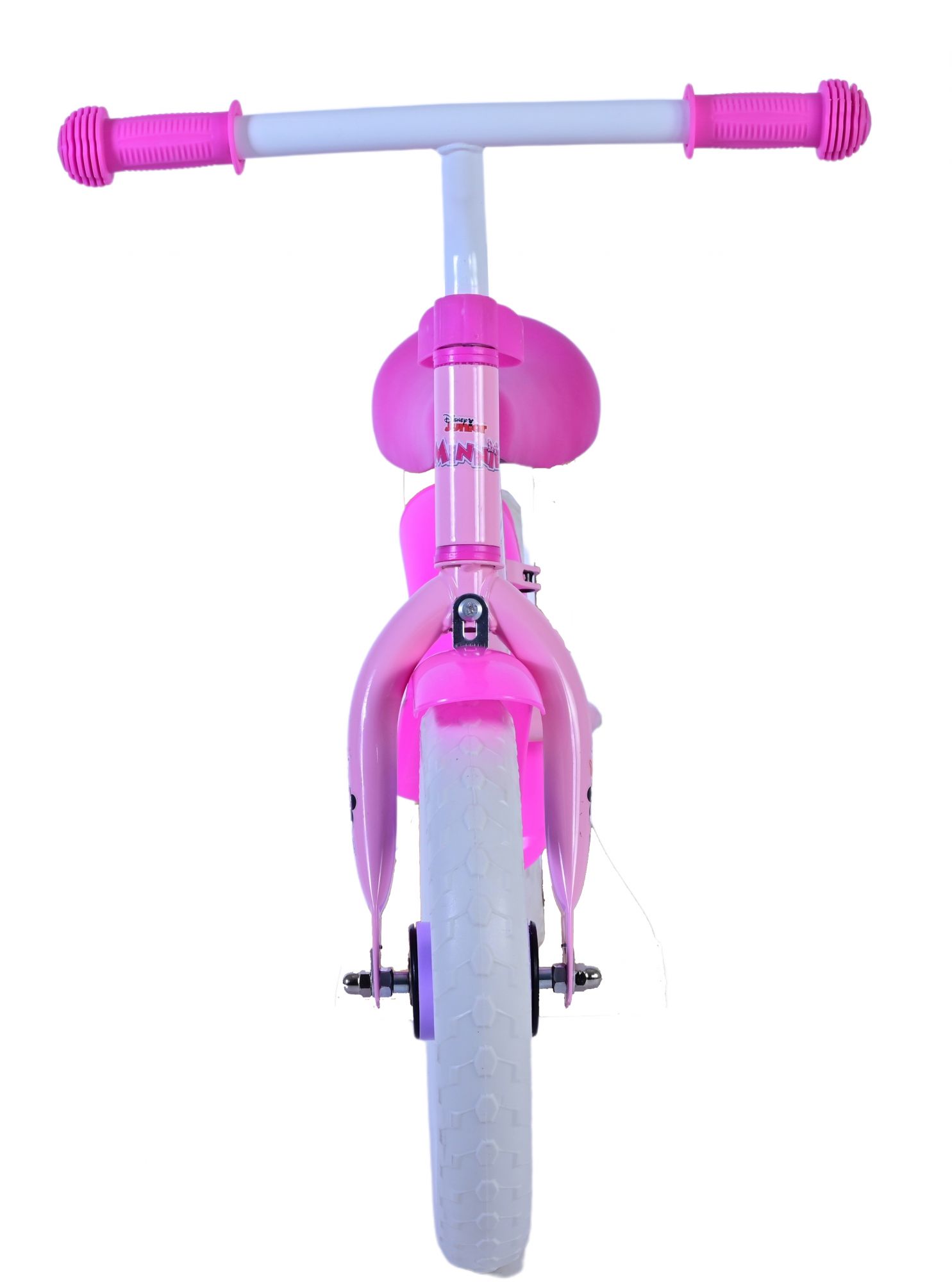 Volare Laufrad Disney Minnie Mouse 12 Zoll aus Metall, Kinderlaufrad ab 2 Jahren mit verstellbarem Sattel