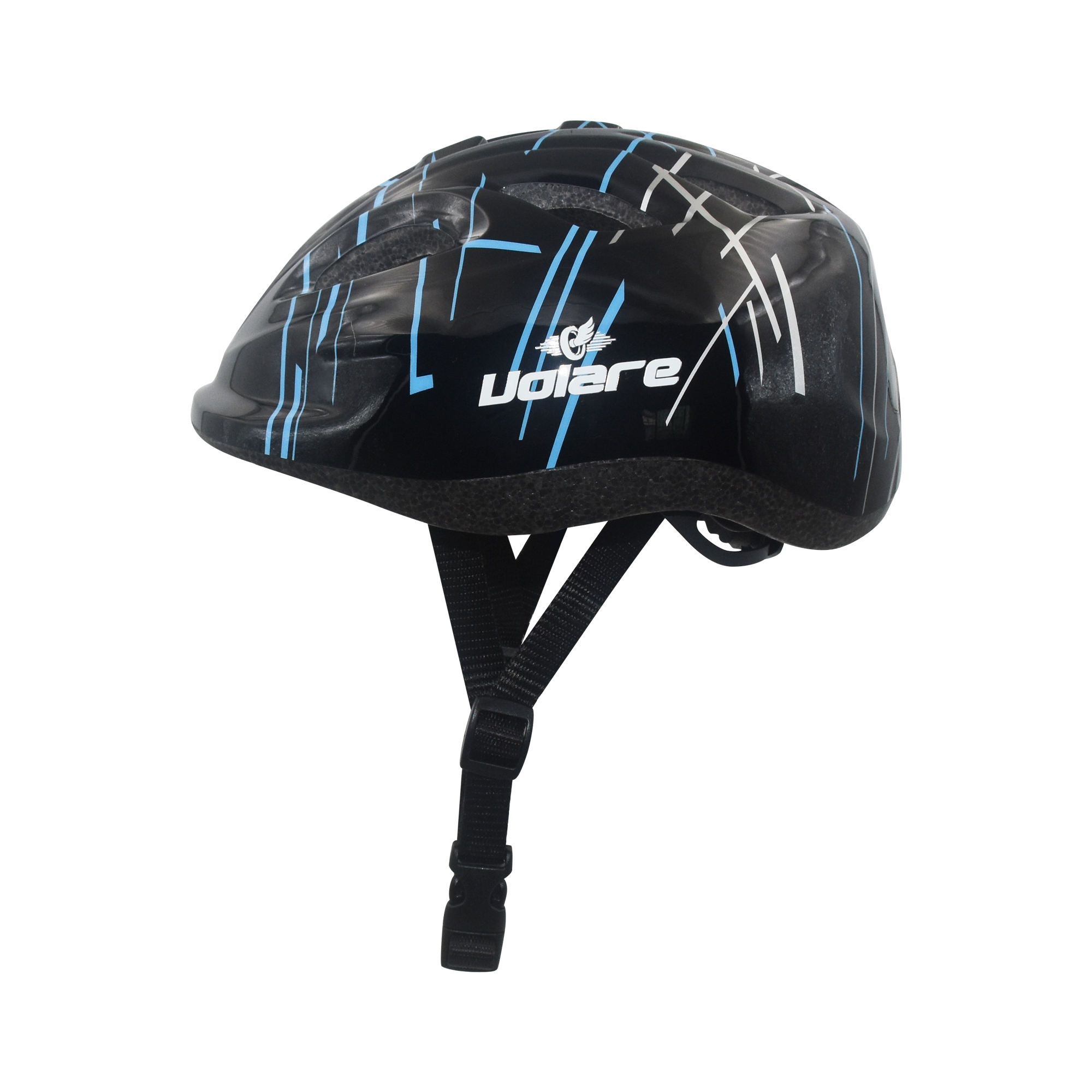 Fahrradhelm für Kinder in Schwarz 47-51 cm Kinderhelm