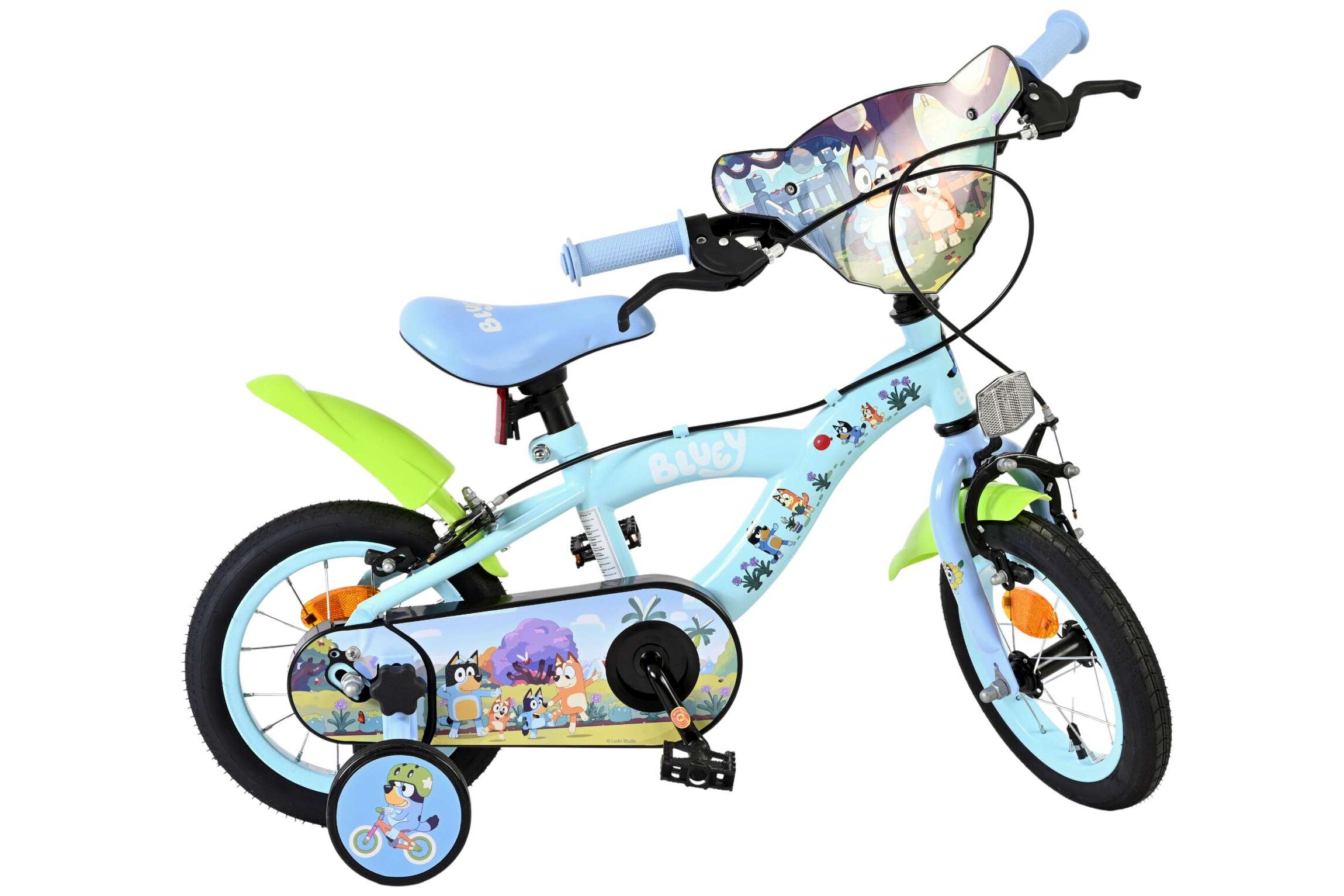 Volare Kinderfahrrad Bluey 12 Zoll Kinderrad in Uni, Hellblau, Zwei Handbremsen Volare Kinderfahrrad Bluey 12 Zoll Kinderrad in Uni, Hellblau, Zwei Handbremsen