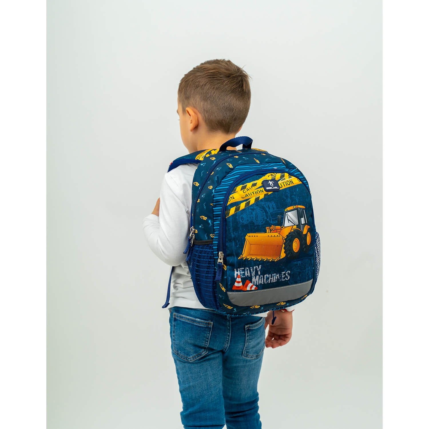 Kindergartenrucksack Heavy Machinery 3-6 Jährige Kinder Rucksack