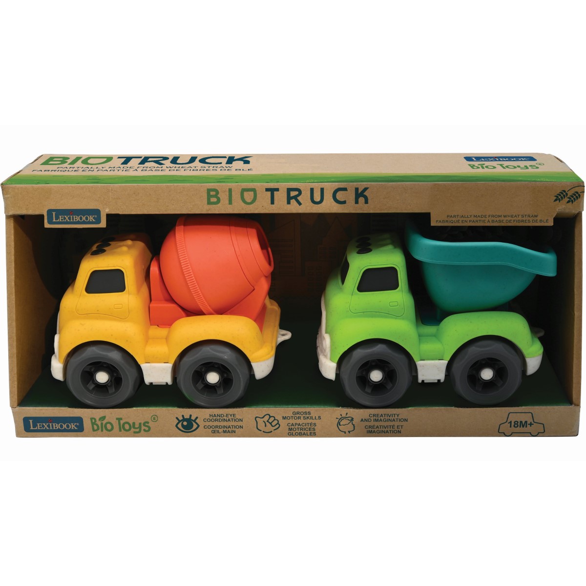 Bio-Plastik Betonmischer aus Weizenfasern Bio-Plastik Betonmischer aus Weizenfasern