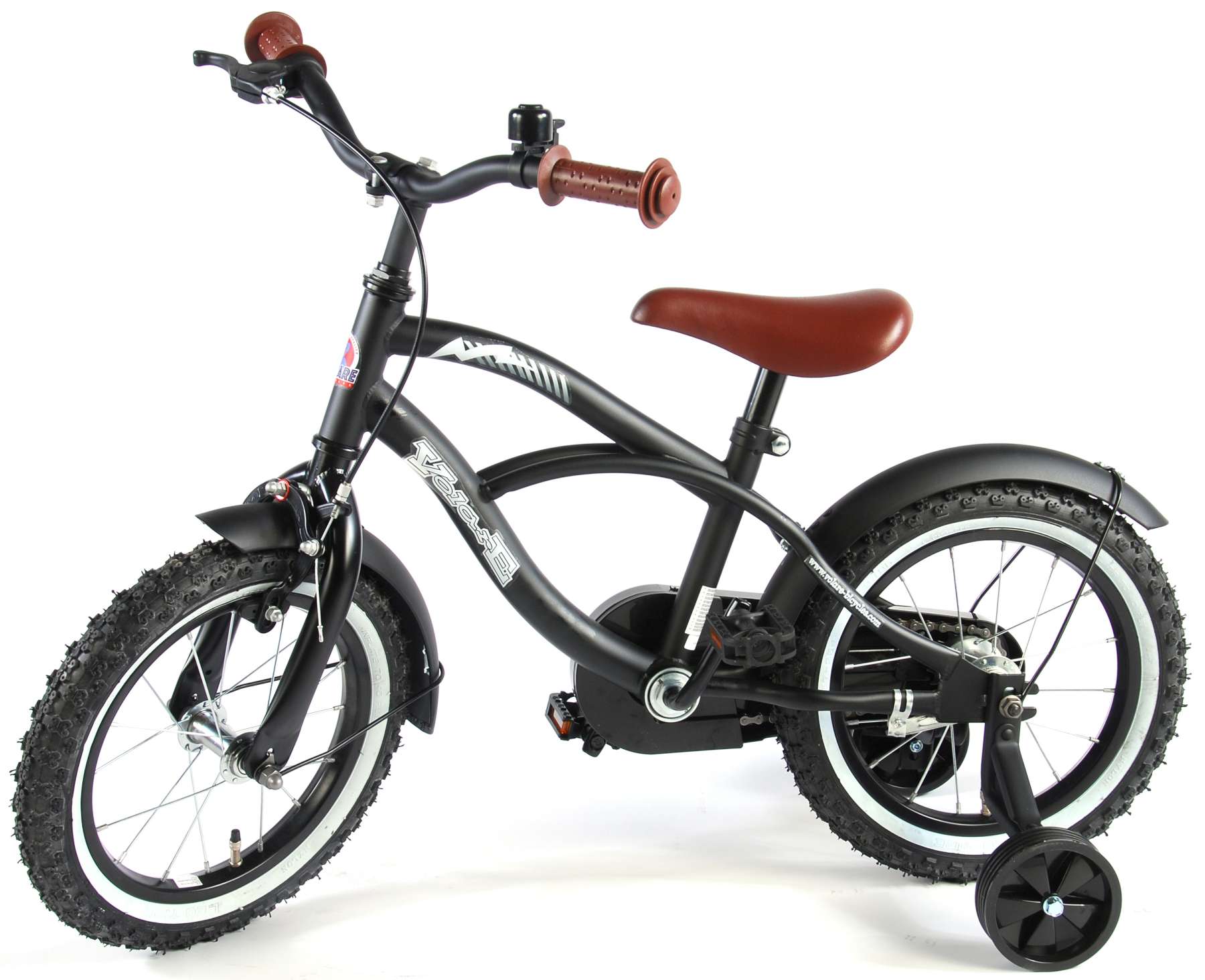 Kinderfahrrad Black Cruiser für Jungen 14 Zoll Kinderrad in Schwarz Kinderfahrrad Black Cruiser für Jungen 14 Zoll Kinderrad in Schwarz