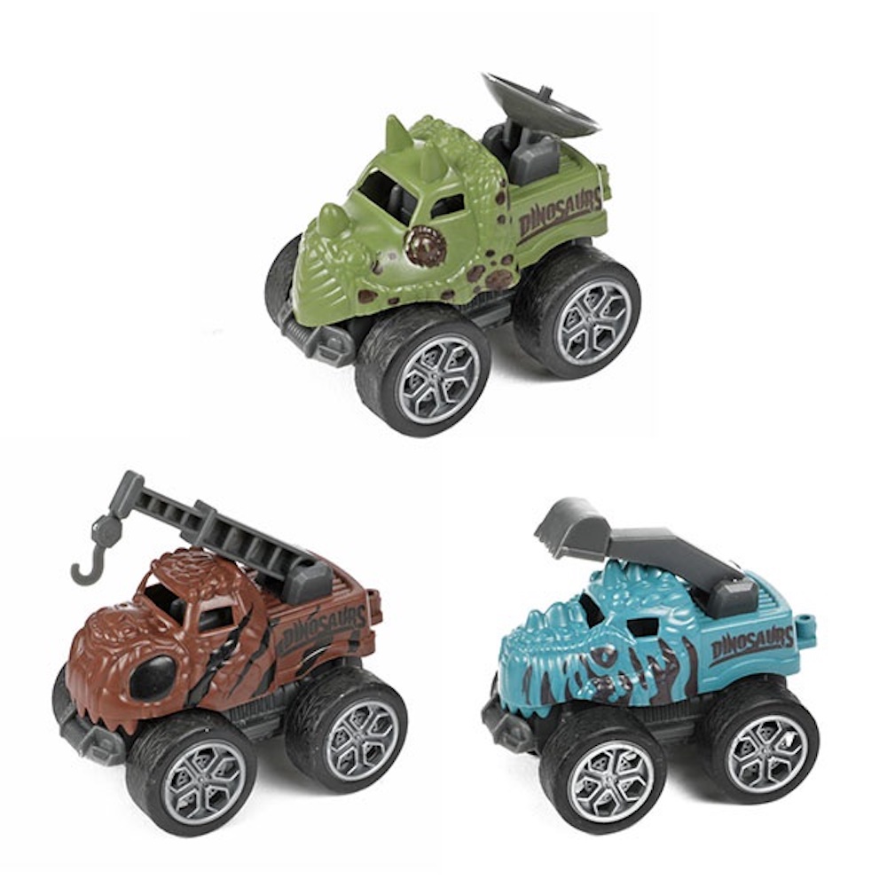 Dinotruck mit 3 Auto und Rückzug Funktion Dinotruck mit 3 Auto und Rückzug Funktion
