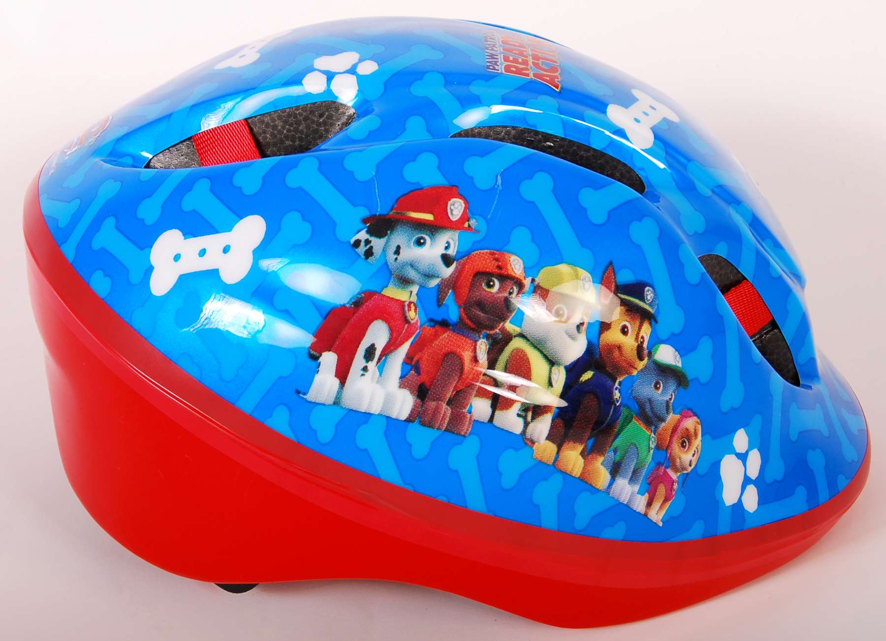 Fahrradhelm Paw Patrol für Jungen in Blau Rot 51-55 cm Kinderhelm