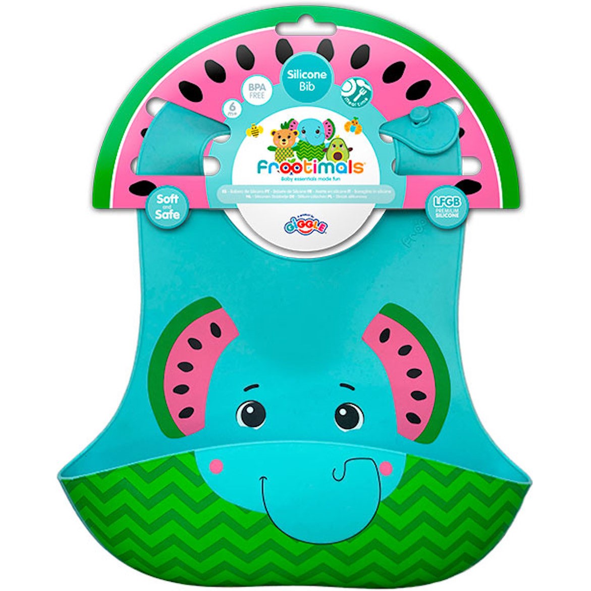Baby Silikon Laken Lätzchen Elefant Baby Silikon Laken Lätzchen Elefant