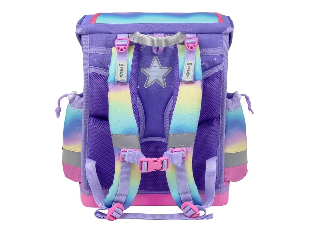 Rucksack Classy Plus ergonomisches Schulranzen-Set 5-t. Rainbow Ombre