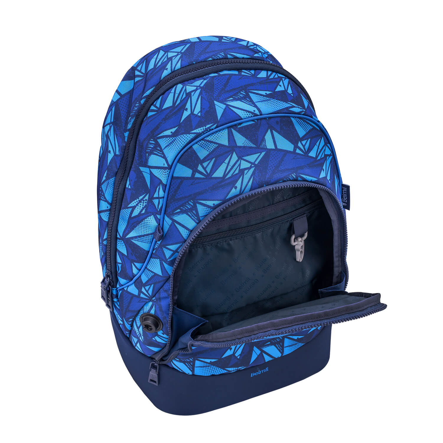 2-IN-1 Schultasche & Gürteltasche 2-Teile Ranzen Glacier Blue Rucksack