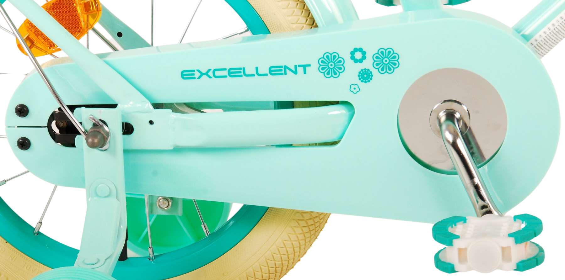 Kinderfahrrad Excellent für Mädchen 14 Zoll Kinderrad in Grün Fahrrad