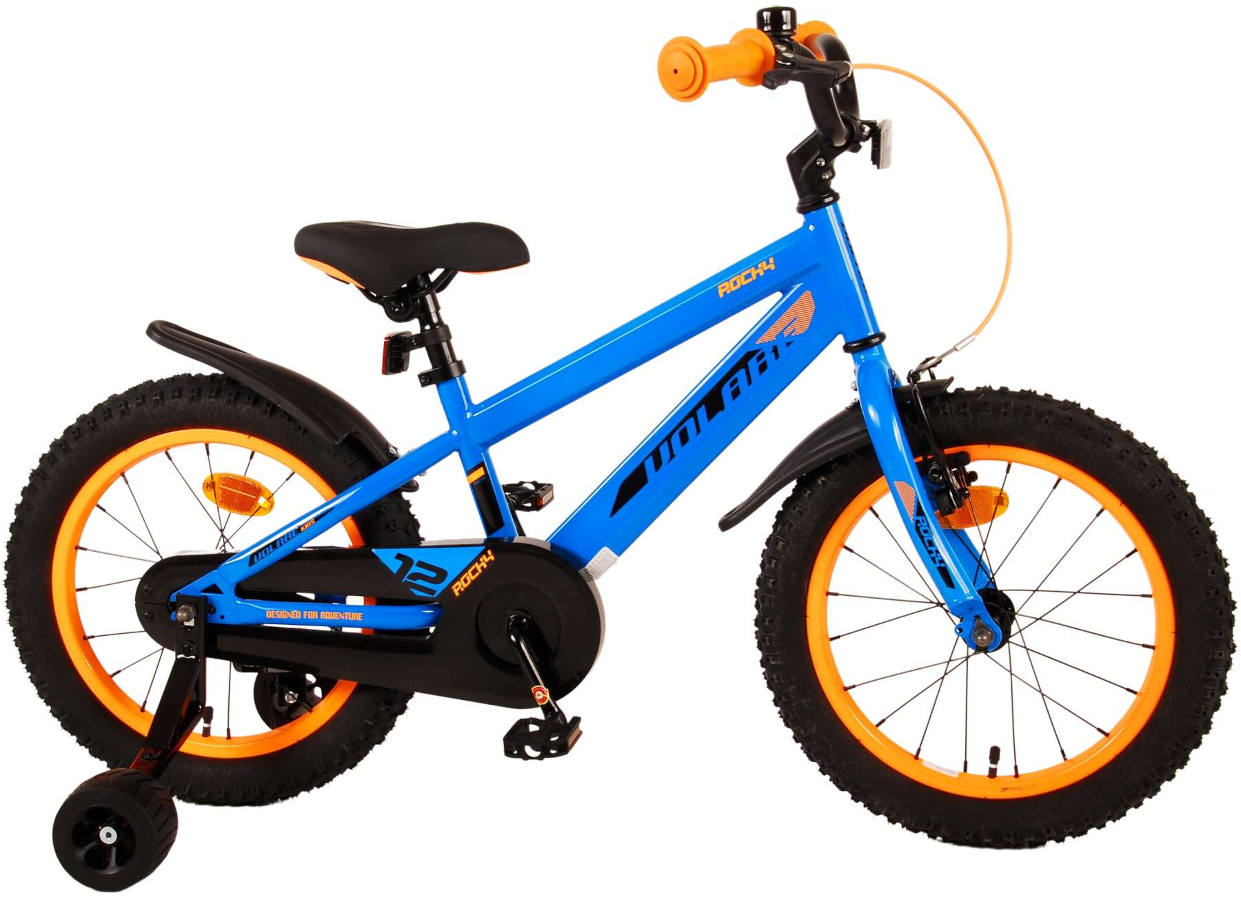 Kinderfahrrad Rocky Fahrrad für Jungen 16 Zoll Kinderrad in Blau