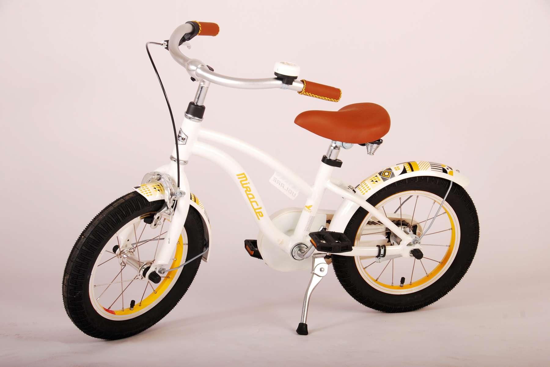 Kinderfahrrad Miracle Cruiser für Mädchen 14 Zoll Kinderrad in Weiß