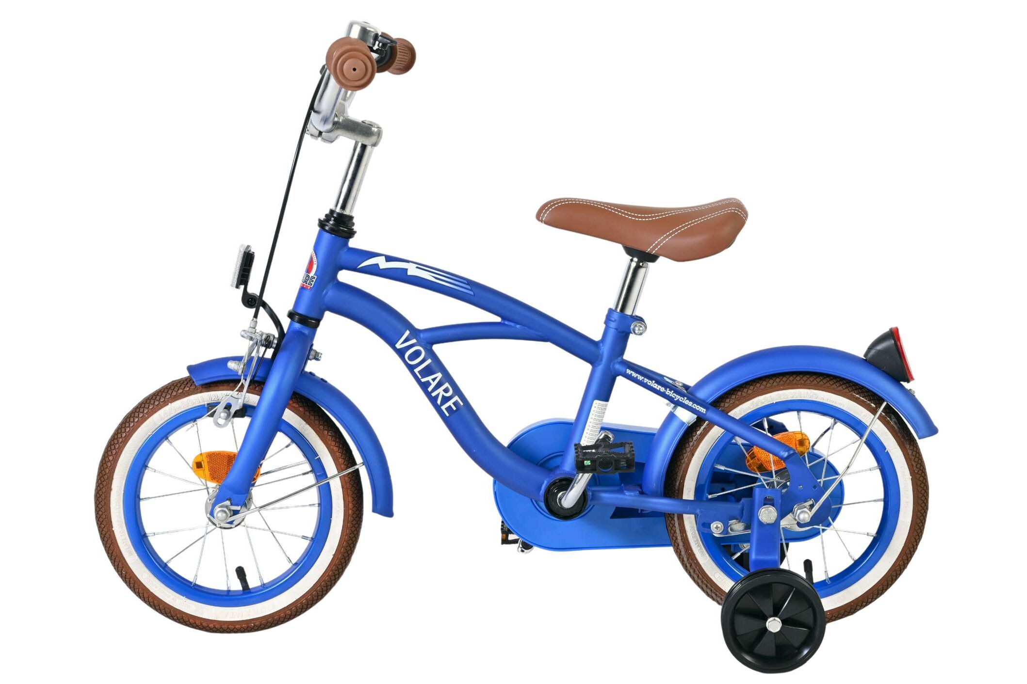 Volare Kinderfahrrad Blue Cruiser für Jungen 12 Zoll Kinderrad in Blau, 85 % zusammengebaut Volare Kinderfahrrad Blue Cruiser für Jungen 12 Zoll Kinderrad in Blau, 85 % zusammengebaut