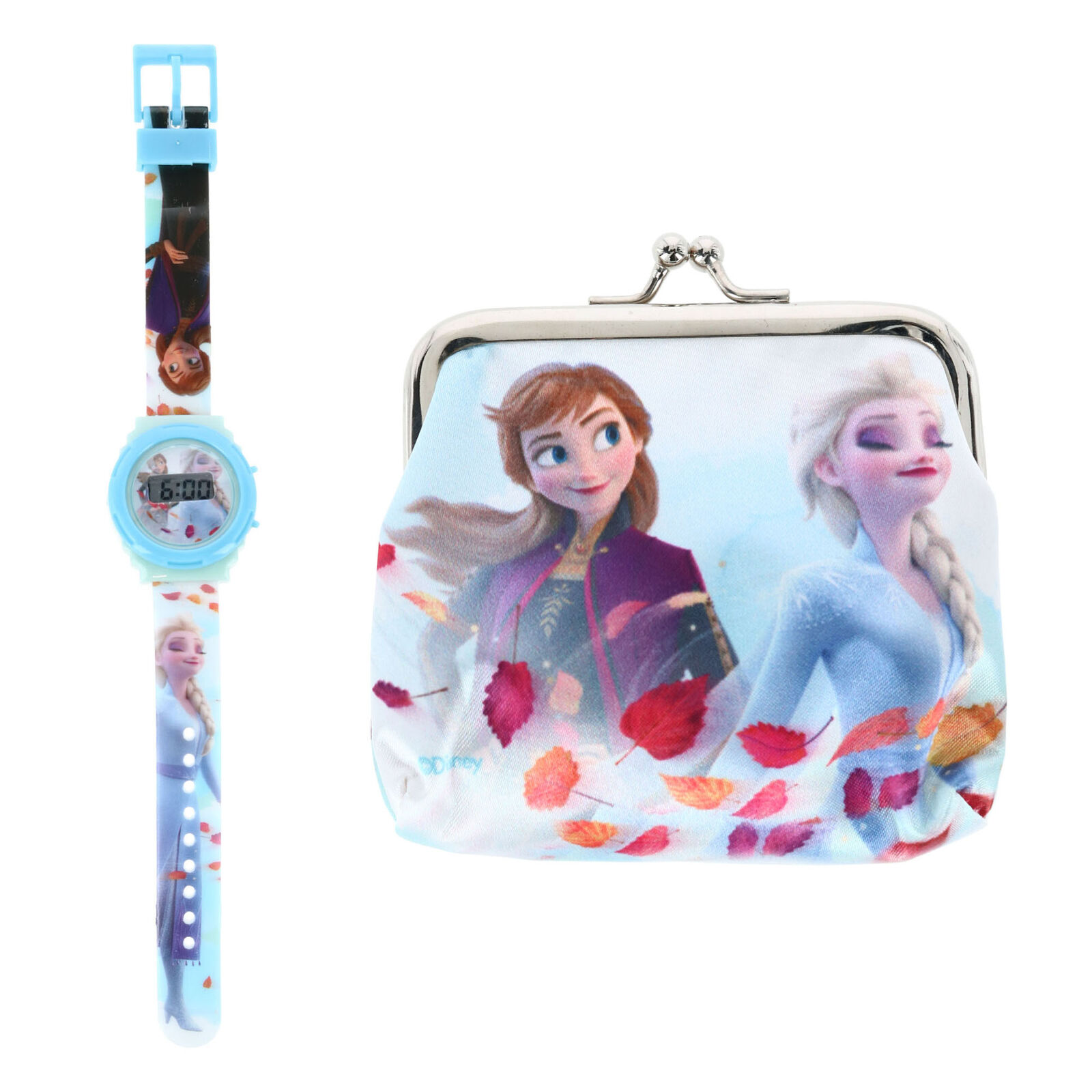 Digitale Uhr und Geldbörse Frozen die Eiskönigin Elsa Anna