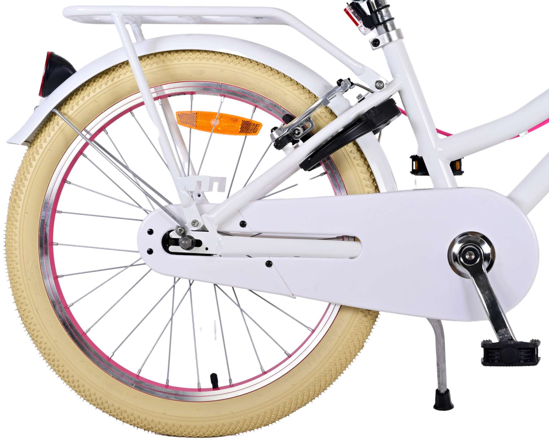Kinderfahrrad Excellent Fahrrad für Mädchen 20 Zoll Kinderrad in Weiß