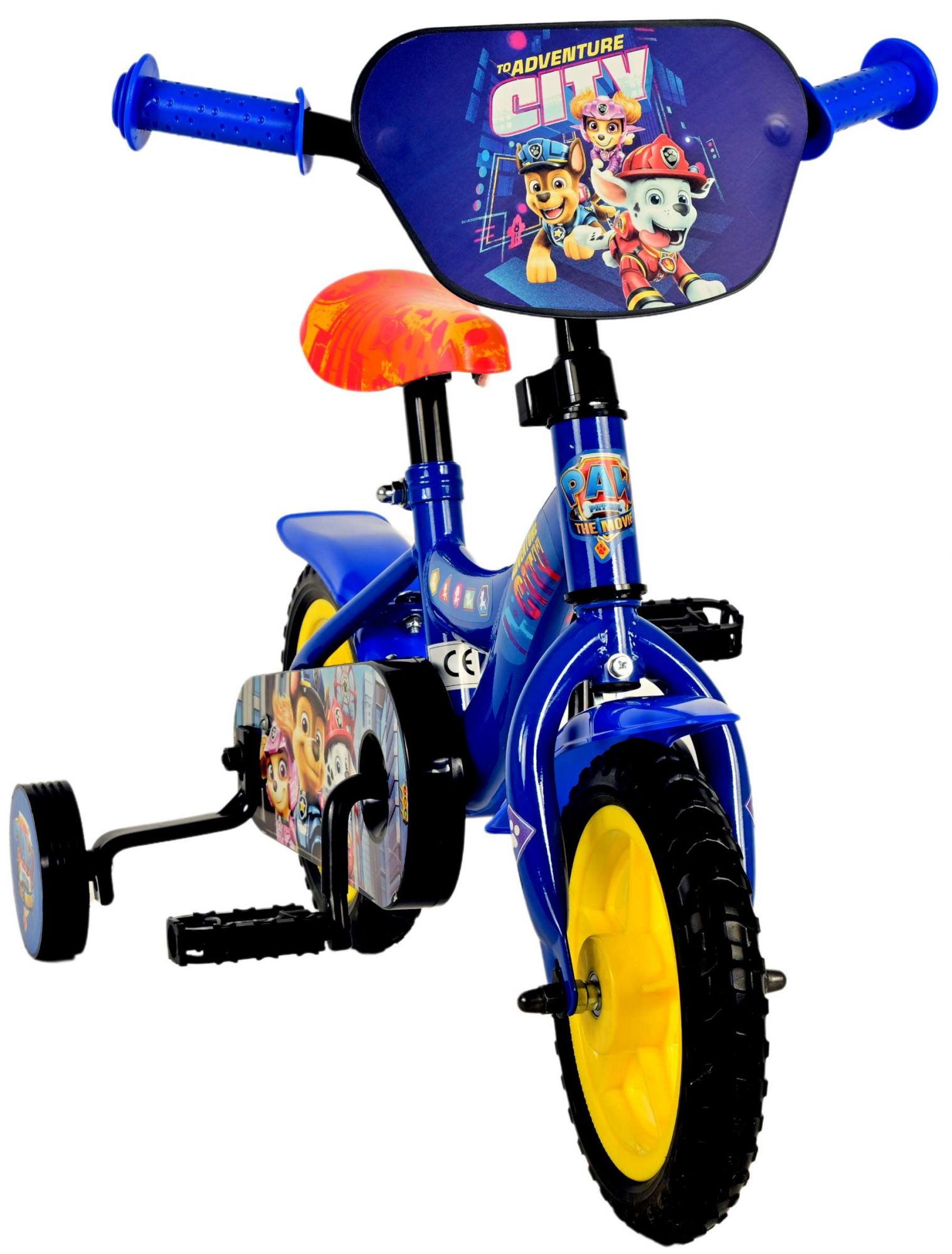 Kinderfahrrad Paw Patrol 10 Zoll Kinderrad in Blau Fahrrad