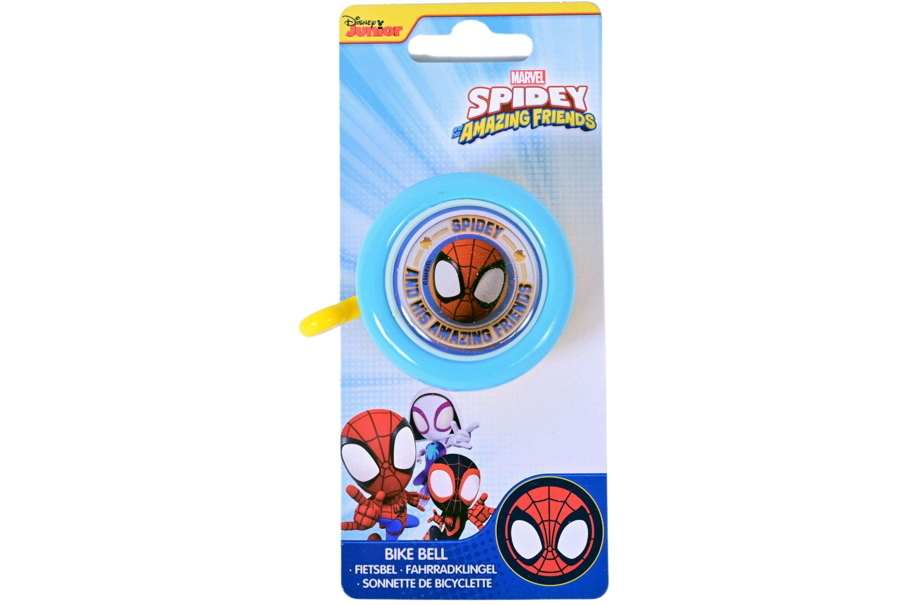 Spidey und seine erstaunlichen Freunde Fahrradklingel – Jungen – Blau, Rot, Gelb
