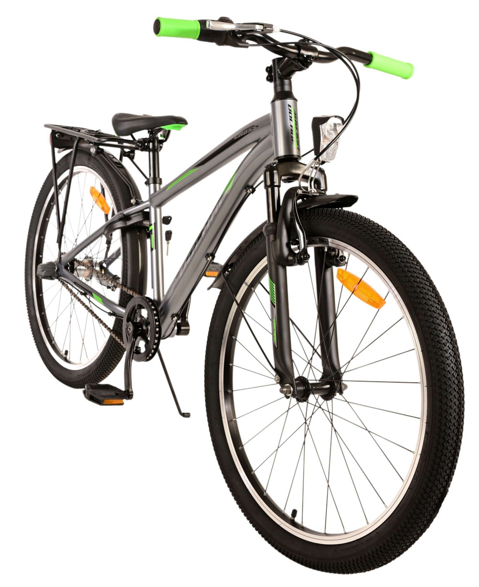 Kinderfahrrad Cross für Jungen 24 Zoll Kinderrad in dunkelgrau, 3 Gänge Kinderfahrrad Cross für Jungen 24 Zoll Kinderrad in dunkelgrau, 3 Gänge