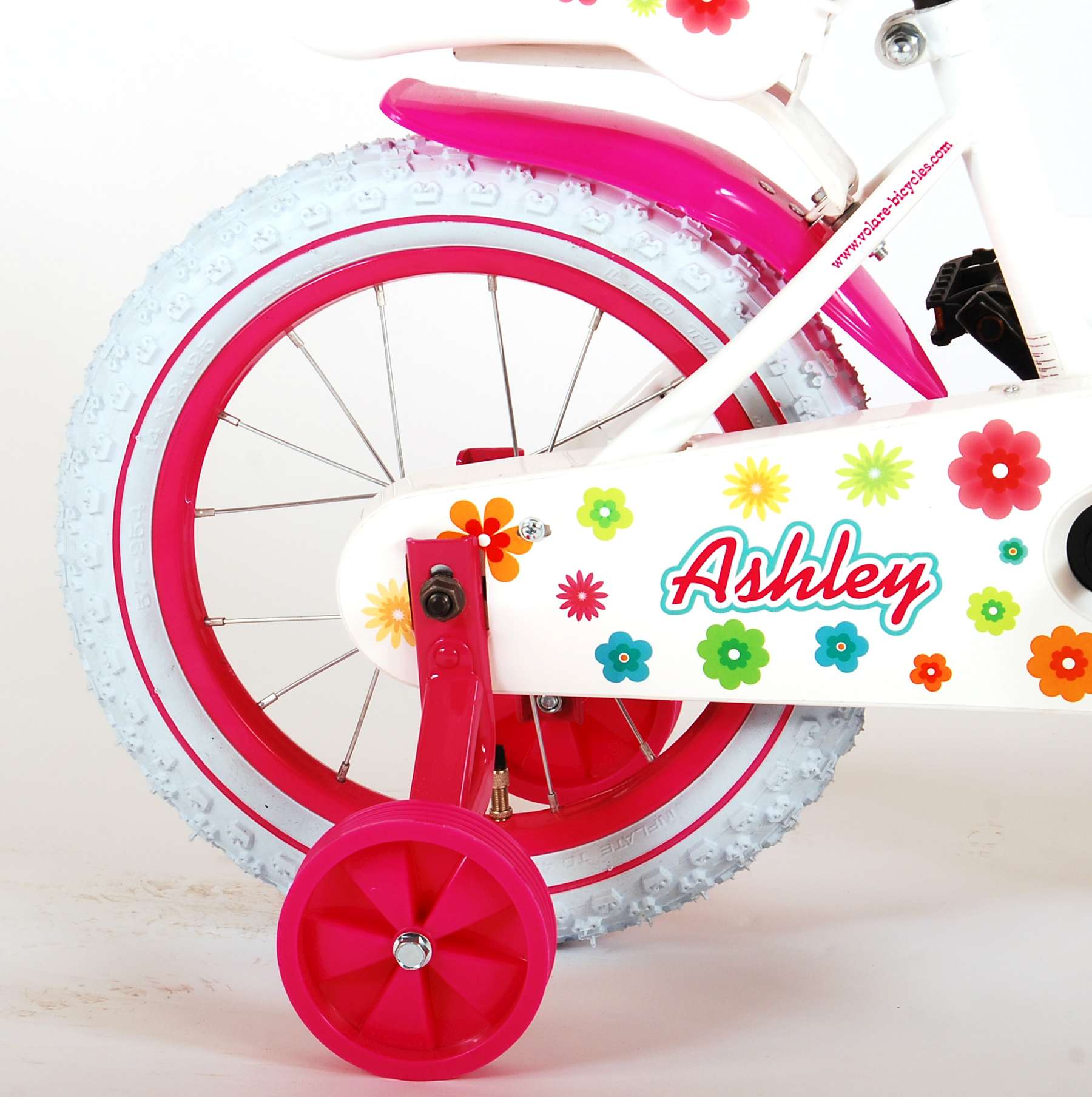 Kinderfahrrad Ashley für Mädchen 14 Zoll Kinderrad in Weiß Kinderfahrrad Ashley für Mädchen 14 Zoll Kinderrad in Weiß