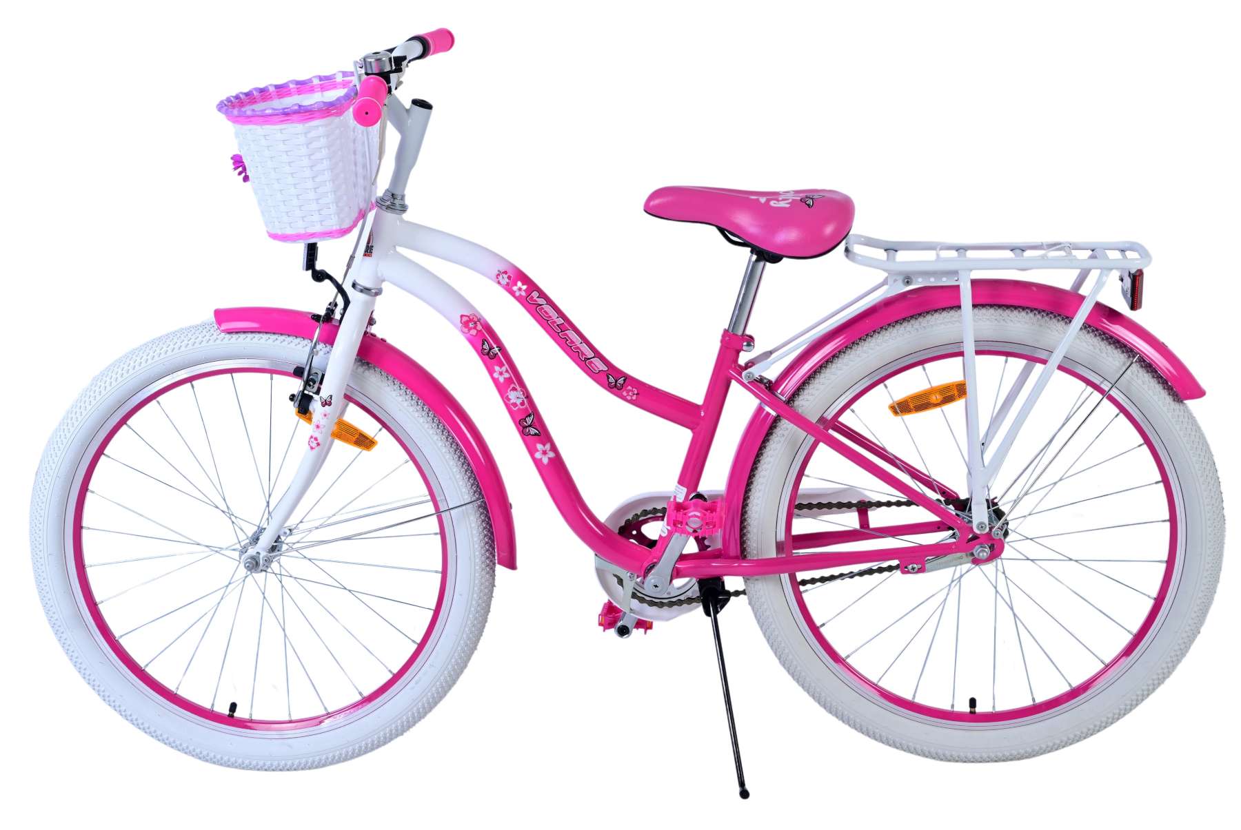 Kinderfahrrad Lovely Fahrrad für Mädchen 26 Zoll Kinderrad in Rosa