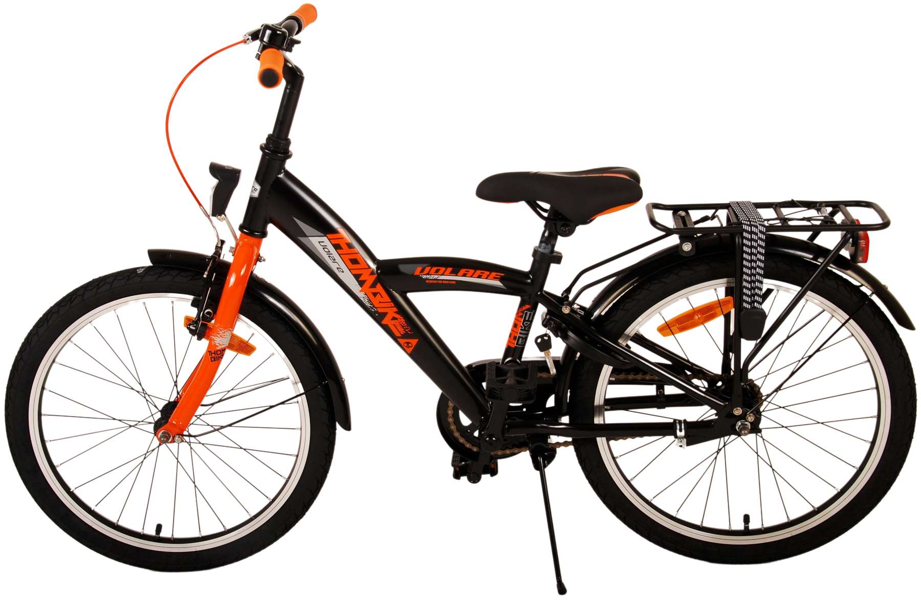 Kinderfahrrad Thombike für Jungen 20 Zoll Kinderrad in Schwarz Orange