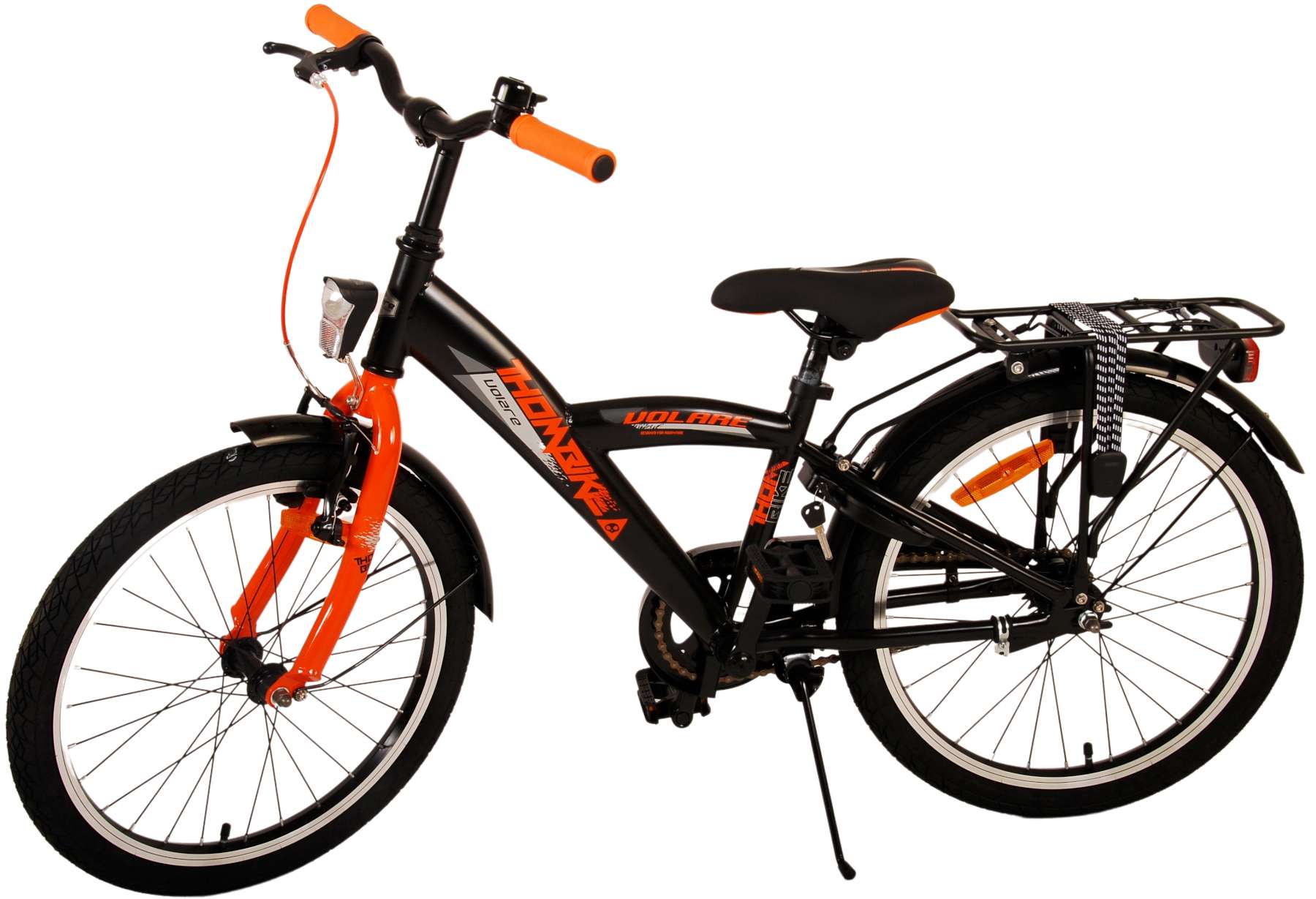 Kinderfahrrad Thombike für Jungen 20 Zoll Kinderrad in Schwarz Orange