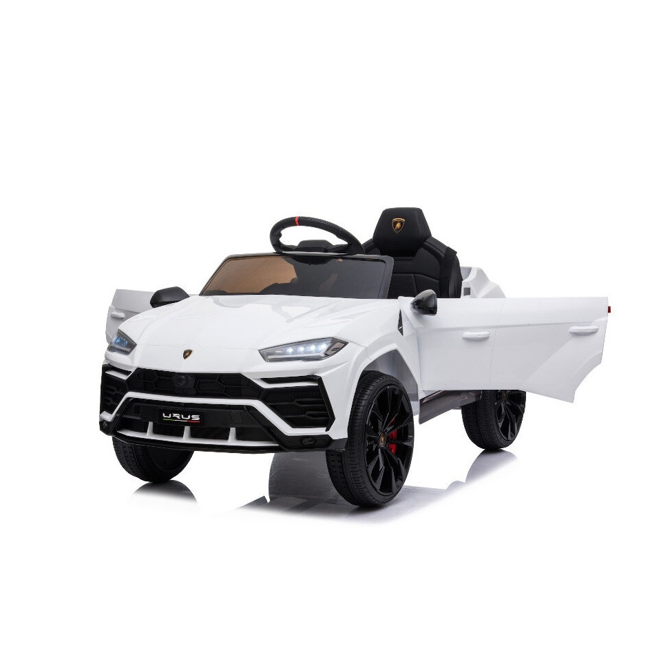 ES-Toys Elektro Kinderauto „Lamborghini Urus“ – lizenziert – 12V Akku, 2 Motoren- 2,4Ghz Fernsteuerung, MP3, Ledersitz+EVA – Weiss ES-Toys Elektro Kinderauto „Lamborghini Urus“ – lizenziert – 12V Akku, 2 Motoren- 2,4Ghz Fernsteuerung, MP3, Ledersitz+EVA – Weiss