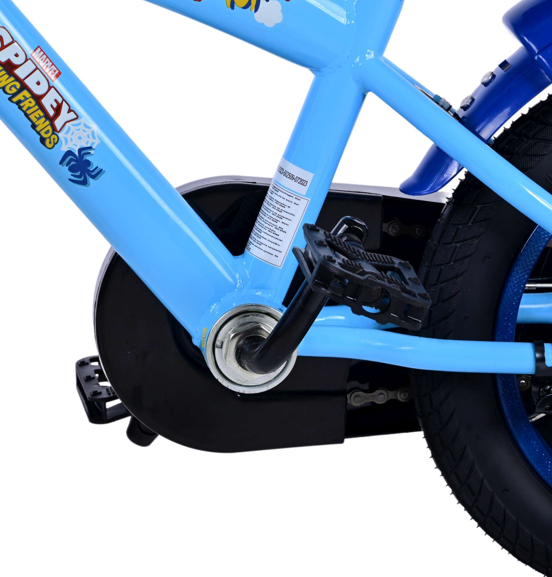 Kinderfahrrad Spidey für Jungen 12 Zoll Kinderrad in Blau