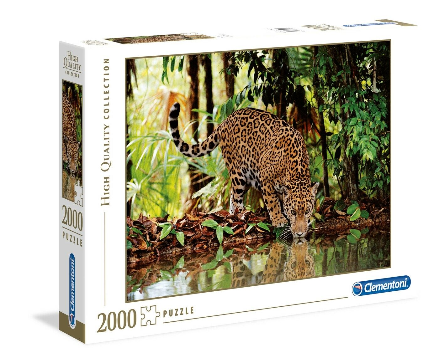 Leopard im Dschungel - 2000 Puzzleteile