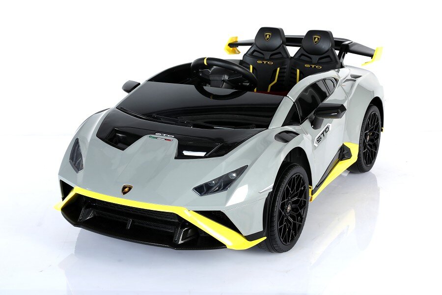 ES-Toys Elektro Kinderauto „Lamborghini Huracan STO Drift“ – lizenziert – 24V Akku, 2 Motoren- 2,4Ghz Fernsteuerung, MP3, Ledersitz+EVA – Grau ES-Toys Elektro Kinderauto „Lamborghini Huracan STO Drift“ – lizenziert – 24V Akku, 2 Motoren- 2,4Ghz Fernsteuerung, MP3, Ledersitz+EVA – Grau